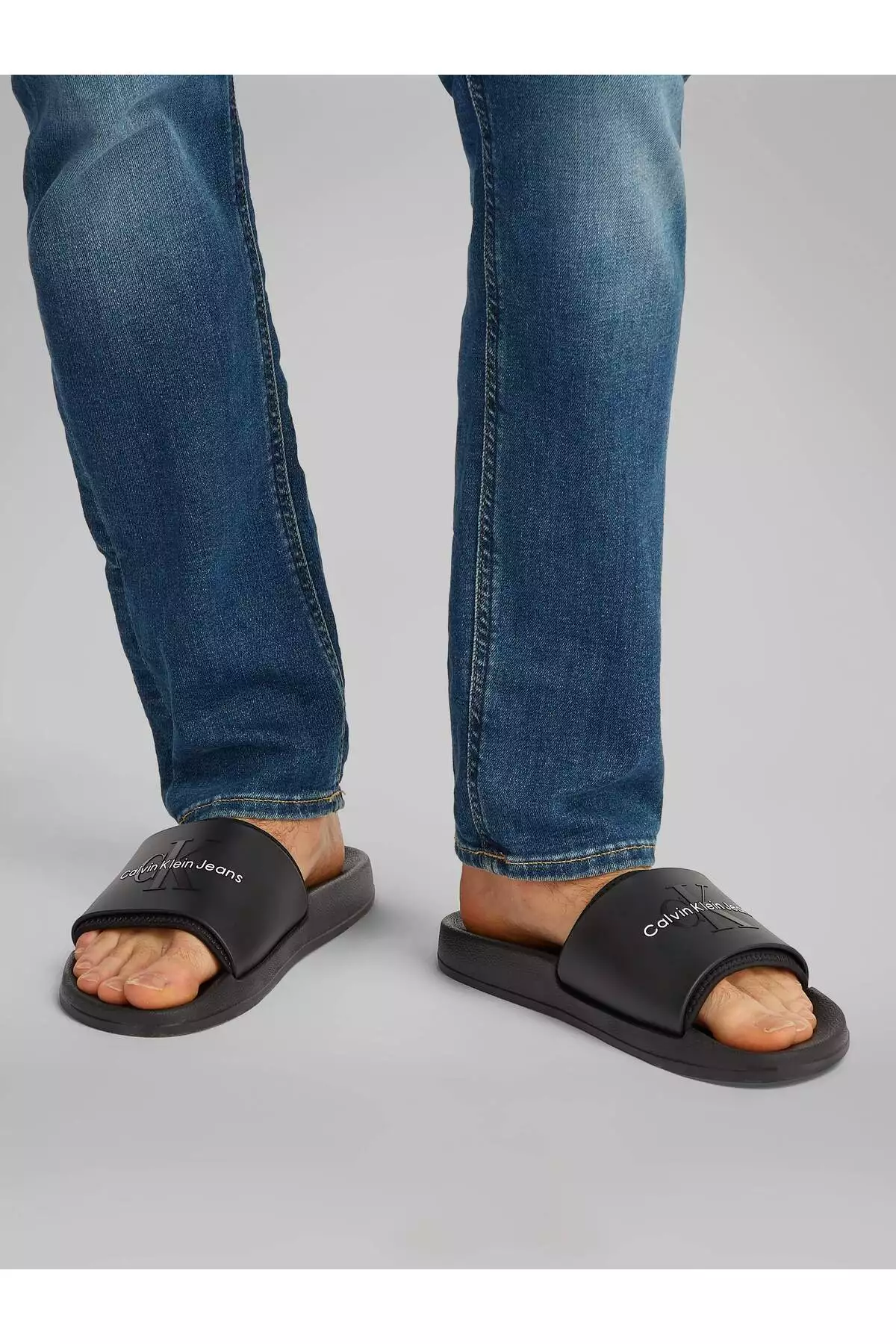 دمپایی مشکی مردانه برند Calvin Klein - 317025892