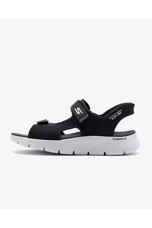 صندل راحتی گو واک فلکس - ورودی آسان مردانه رنگ مشکی 229210 BKGY برند Skechers - 889028111