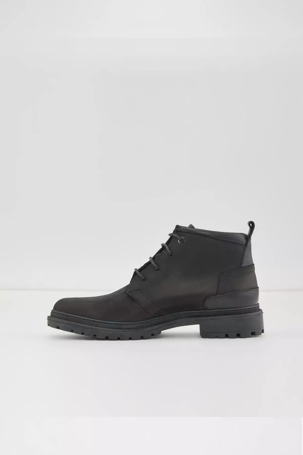 بوت مردانه مشکی چرم اصل اسکریمی برند Aldo - 858177280