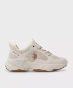 کفش کتانی زنانه بژ برند U.S. Polo Assn. - 698500487