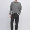 پالتو یقهدار با ترکیب پشم یکنواخت برند Massimo Dutti - 1019067984
