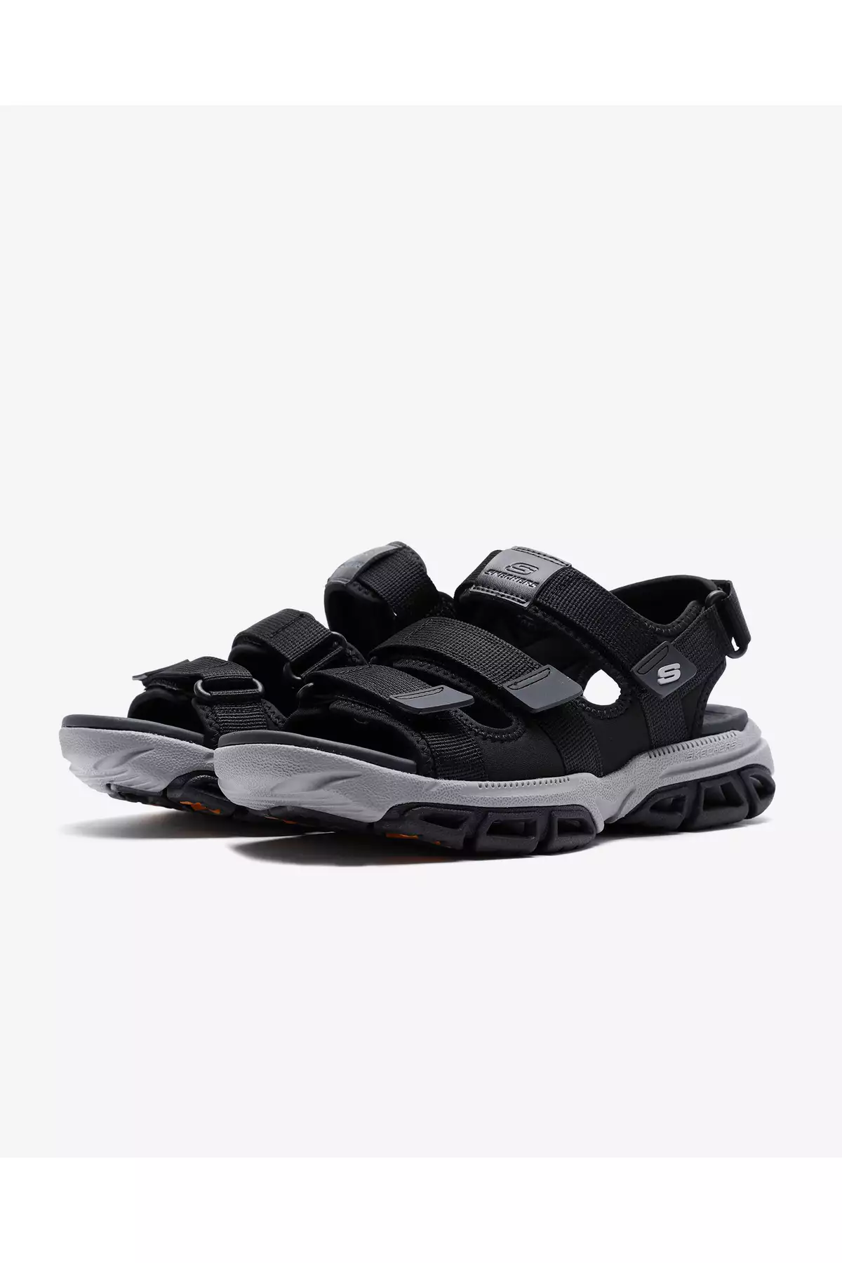 آتلان - صندل مردانه سیاه بودی 210444 بلک برند Skechers - 744517731