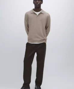 پولوشرت با یخنی ترکیبی از پشم یخنی برند Massimo Dutti - 992191141