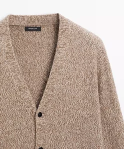 کارتن بافتنی ترکیبی پشمی برند Massimo Dutti - 995474343