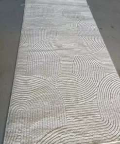 فرش راهرو با زیره ضد لغزش و طرح برجسته رو لیاف جوی برند Merinos - 791750528