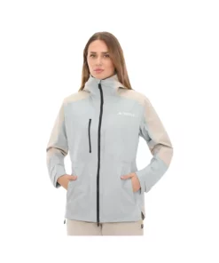 بارانی زنانه IB4267-K W Xploric RR رنگ خاکستری برند adidas - 771745460