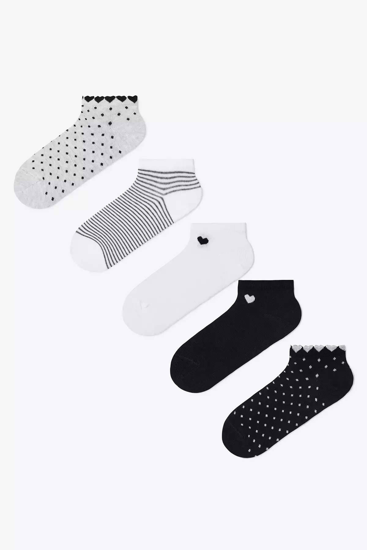 5 جفت جوراب پشمی با طرح قلب برند Penti - 968221207