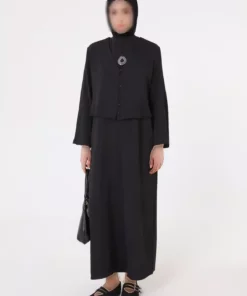ست لباس و تونیك آروبیند - مشکی - برند Refka - 970448331