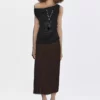 پلیس midi دامن برند Massimo Dutti - 966712702