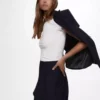 دامن نازک راهراست زنانه مانگو برند MANGO - 350310168