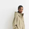 بارانی کلاهدار کوتاه برند Pull & Bear - 988433630