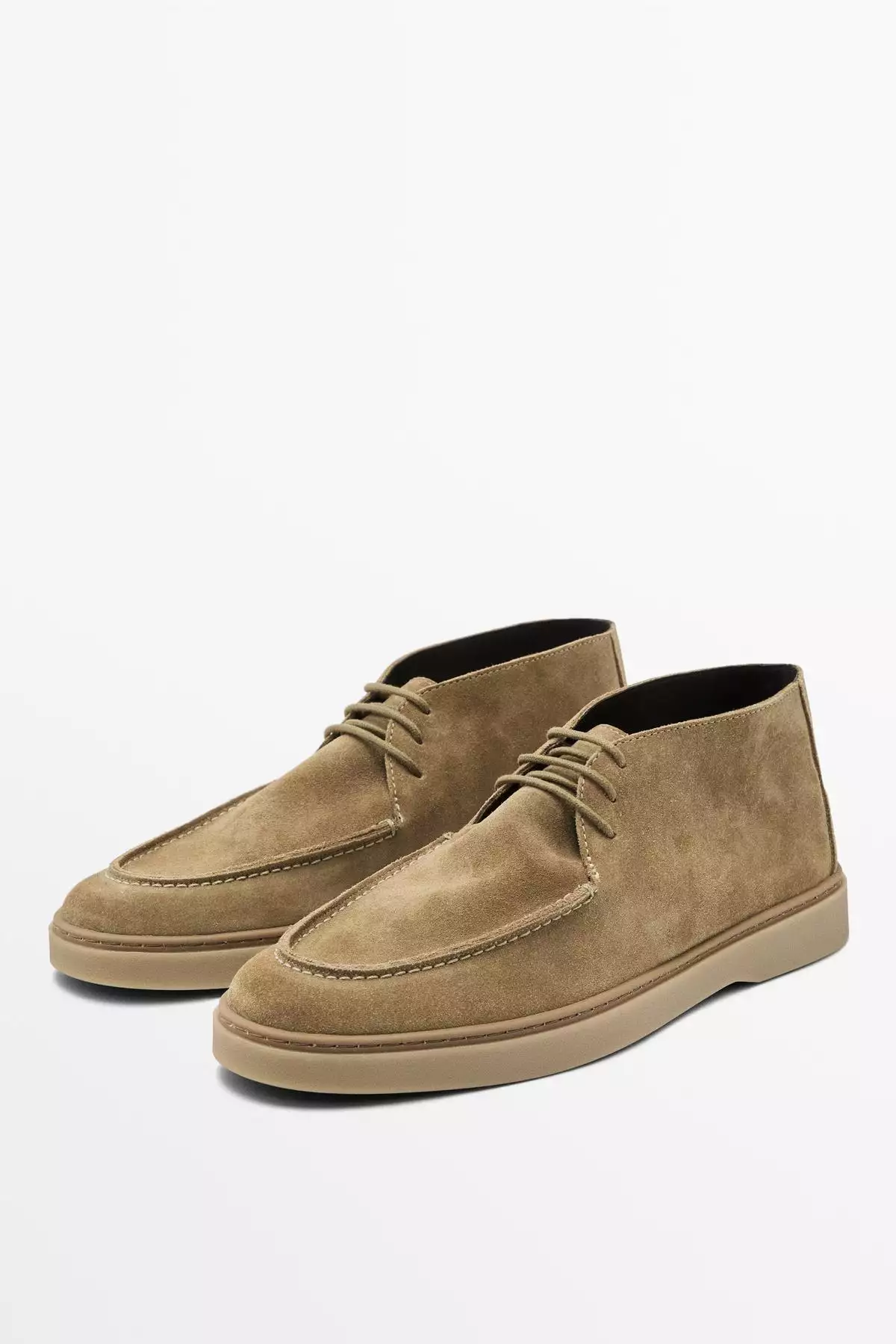 مدل کفش بوت از جنس چرم با بافت نرم برند Massimo Dutti - 957013859