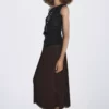 پلیس midi دامن برند Massimo Dutti - 966712702