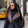 بارانی دو طرفه با طرح پلنگی برند Hürre - 879332984
