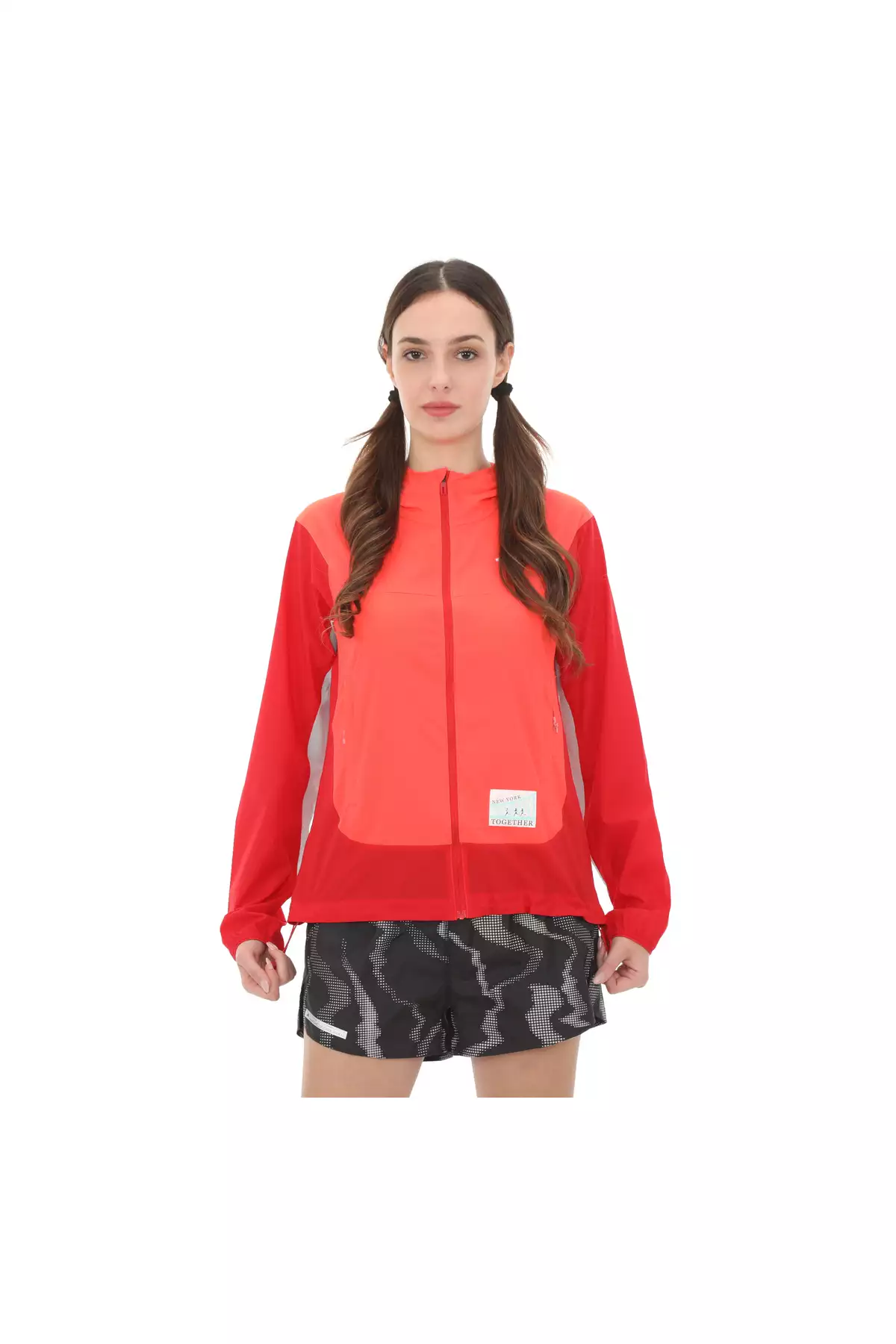 ژاکت زنانه IW9234-K نیویورک، بارانی-بادگیر نارنجی برند adidas - 865443609