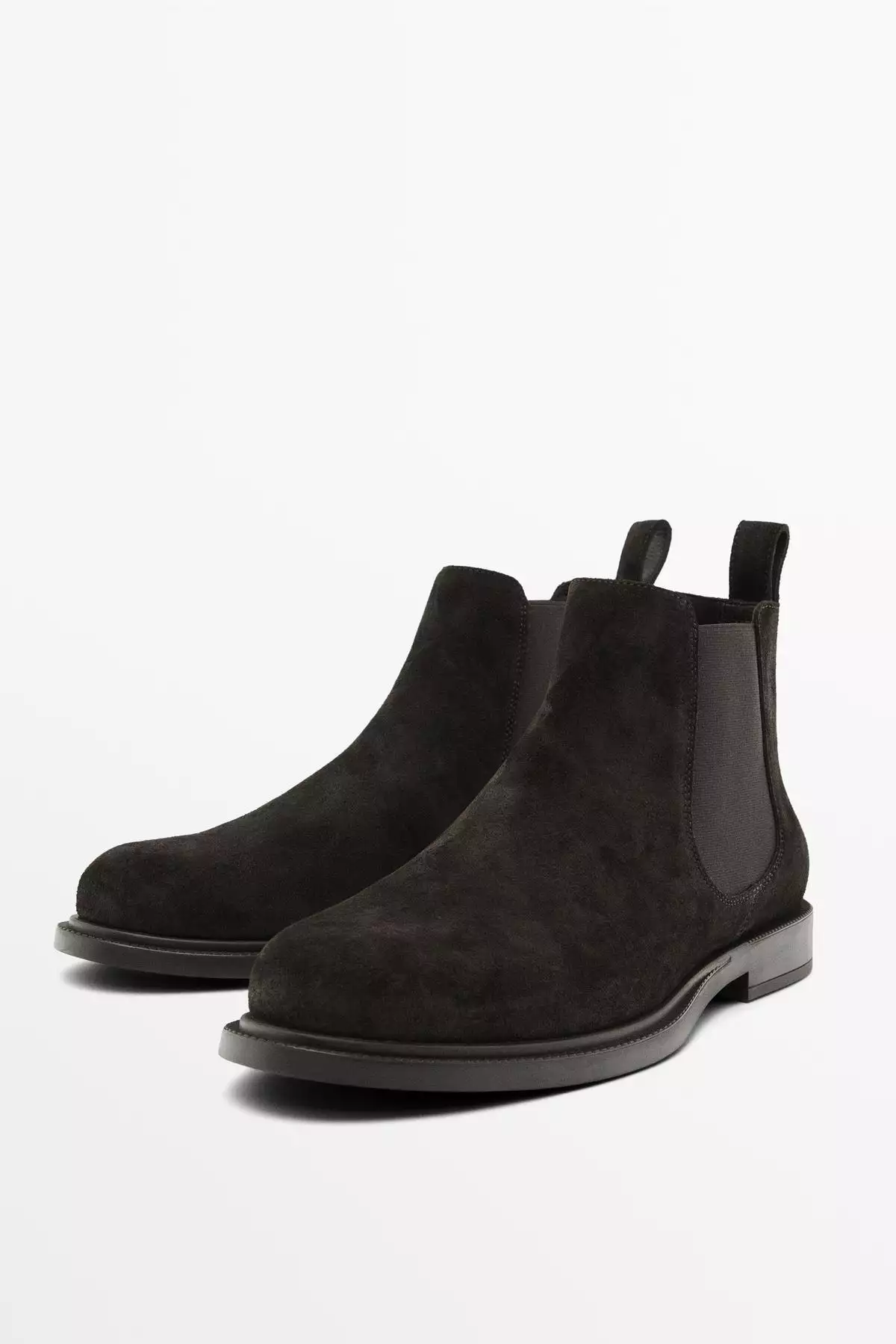چکمه چلسی از چرم سوئدی ضخیم و روغنی برند Massimo Dutti - 1016421088