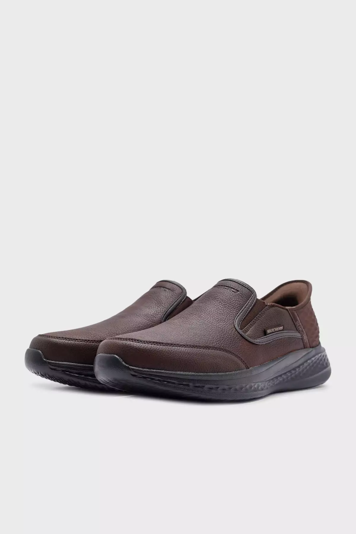 کفش کژوال مردانه اسلید-کوپر با ترکیب چرم 205237 RDBR برند Skechers - 1036259650