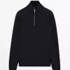 پلیور با یقه بلند و زیپدار برند Massimo Dutti - 991316059