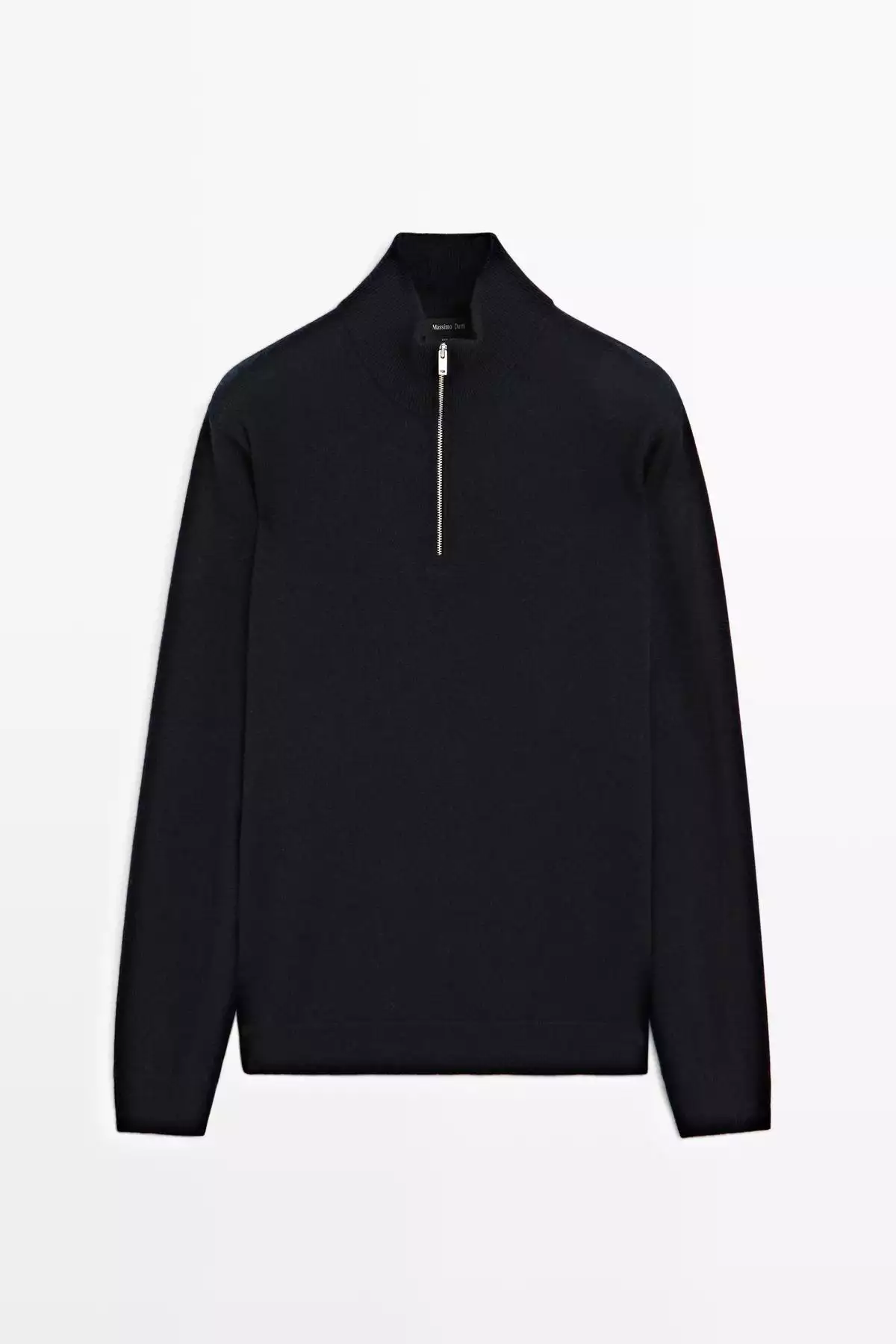 پلیور با یقه بلند و زیپدار برند Massimo Dutti - 991316059