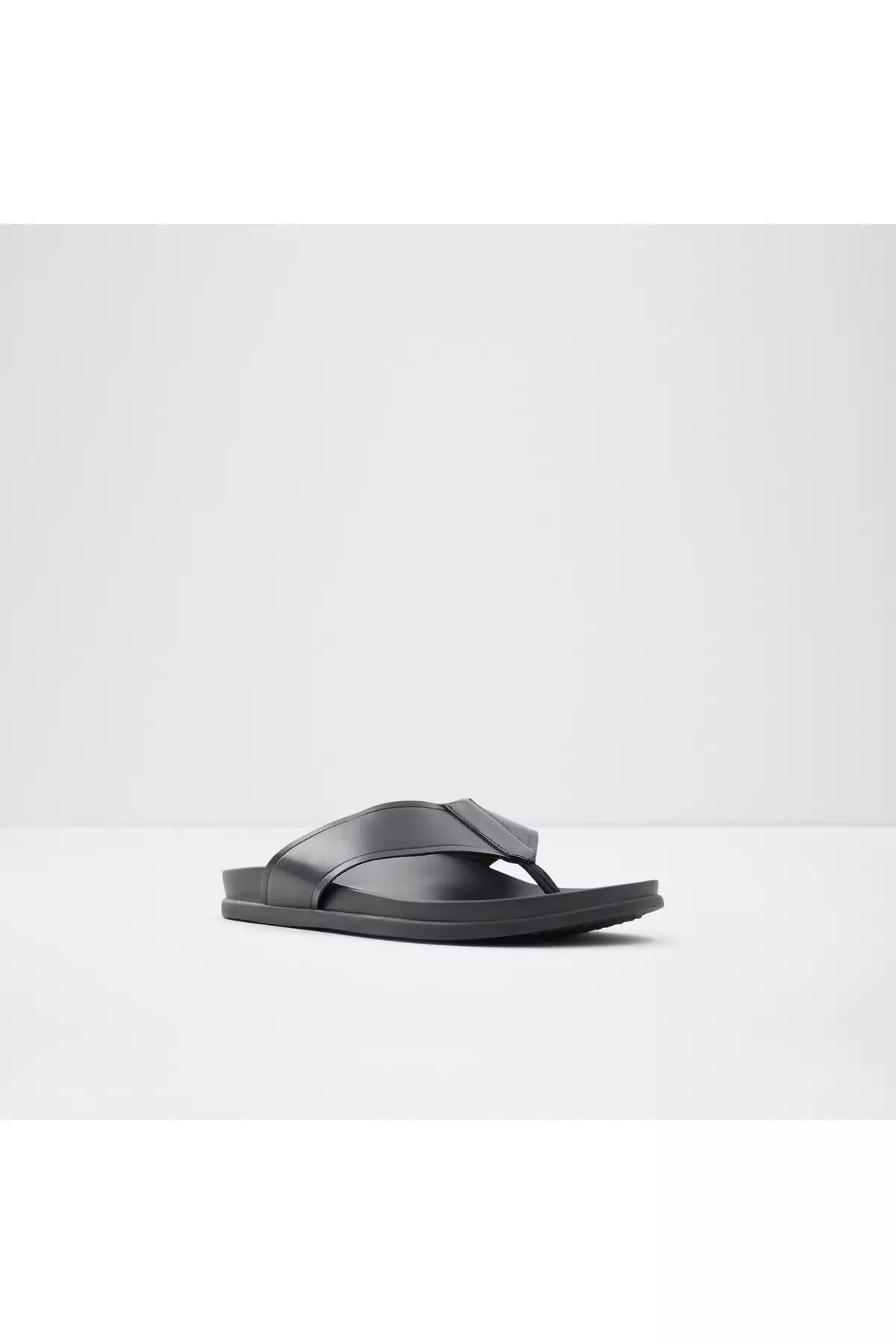 افوتین - دمپایی چرم طبیعی مردانه سیاه برند Aldo - 700700821
