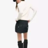 ژاکت با جزئیات بافتنی و یقه پولو برند Bershka - 992657905