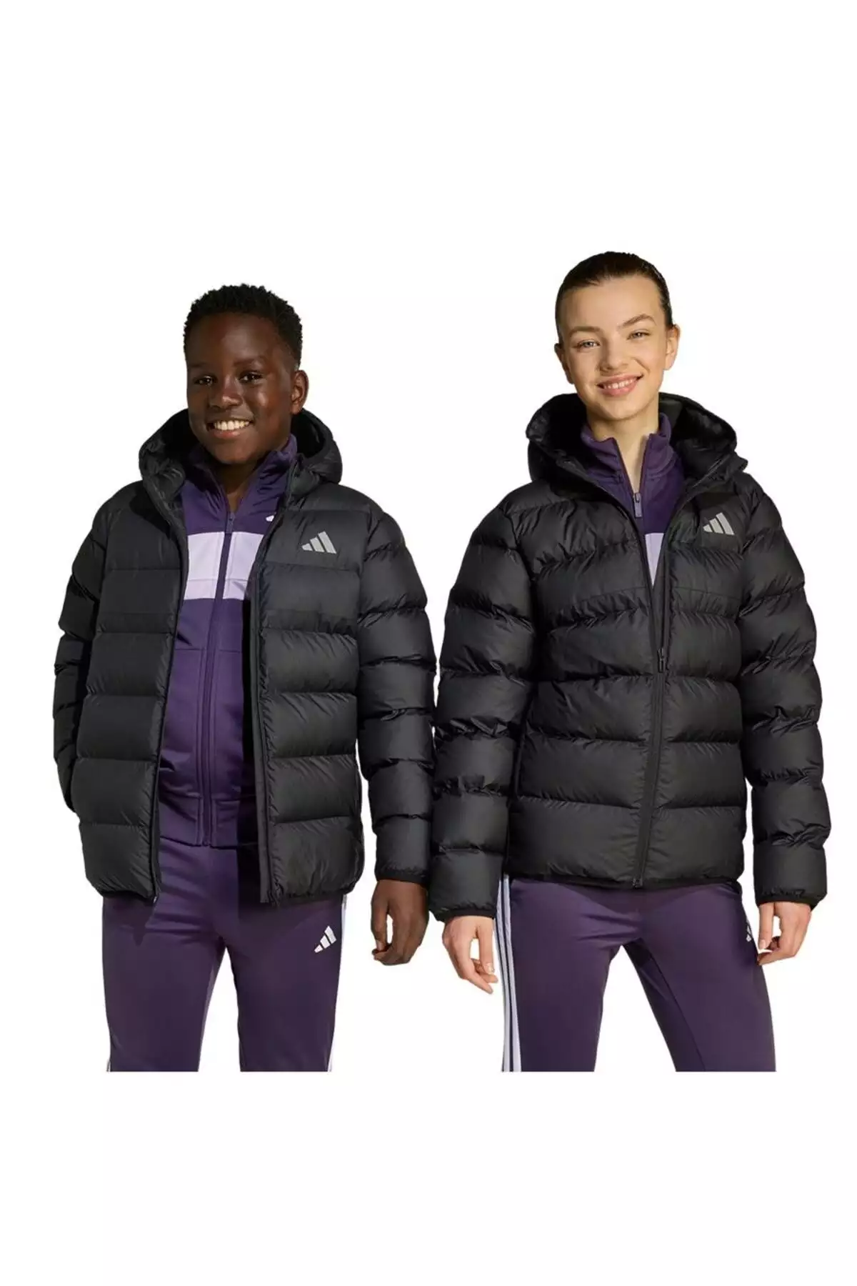 کاپشن مشکی کودکانه مدل JL7430 برند adidas - 1037891815