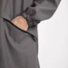 بارانی بلند ضد آب با کاپشن و مقاوم در برابر باد، با زیپ و دکمه های فشاری و دارای جیب مدل C0908AX24AU برند Defacto - 844494554