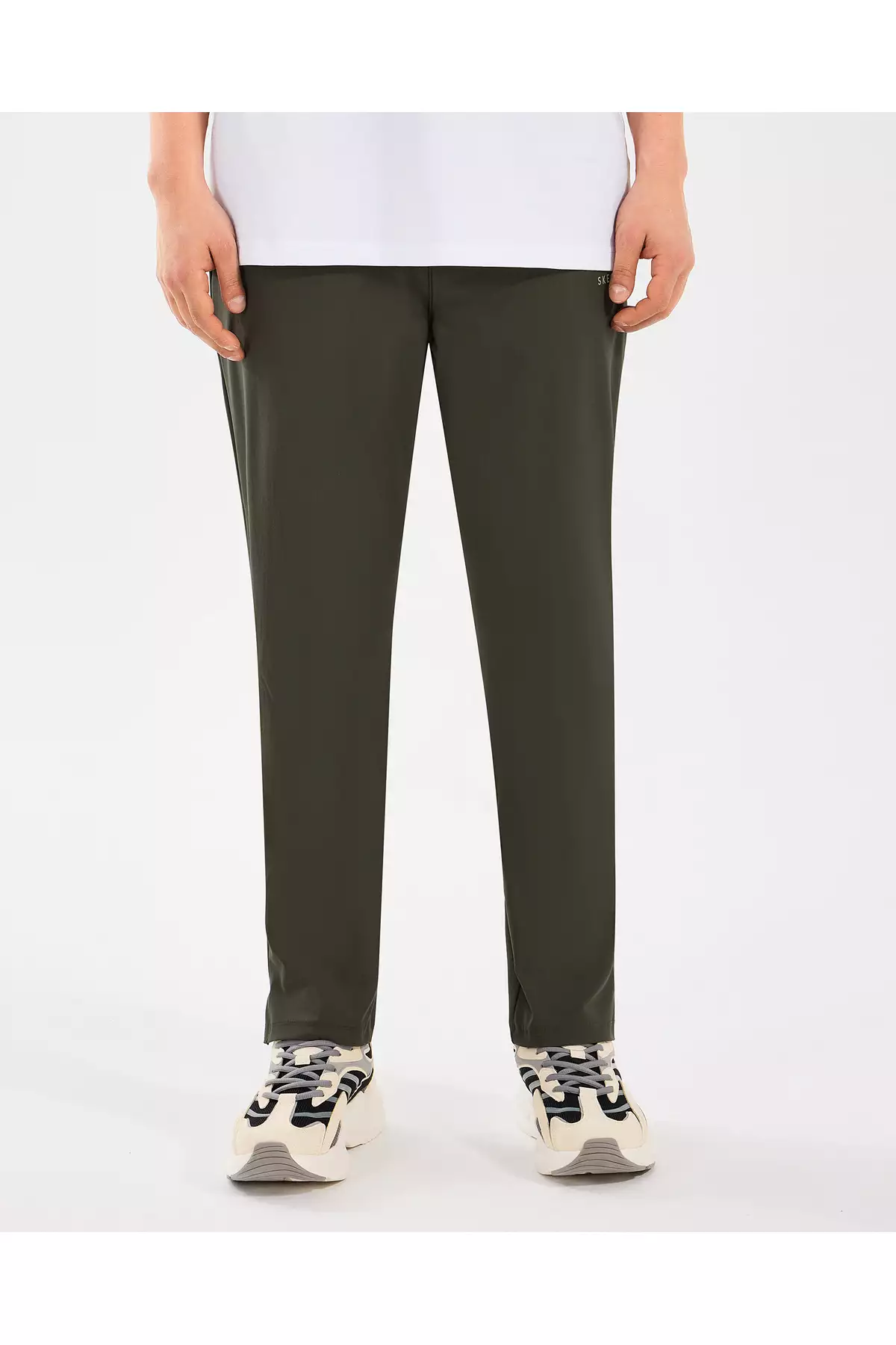 شلوار مردانه میکرو اسلیم سبز برند Skechers - 921298910