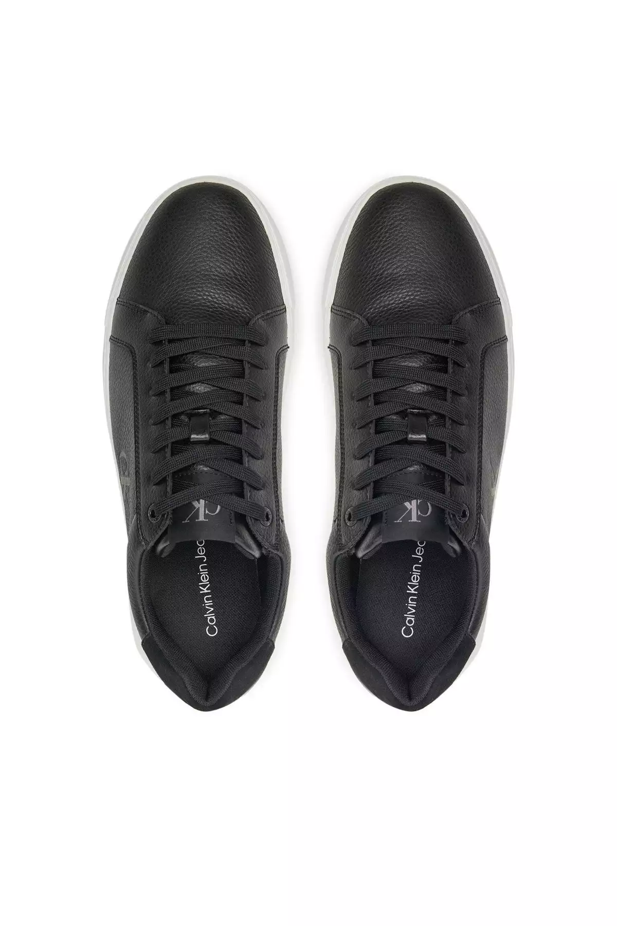 کفش ورزشی مردانه راحت، صاف و چرم، مشکی برند Calvin Klein - 881841033