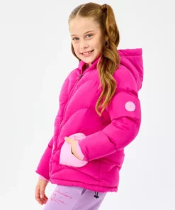 کت بزرگ دخترانه پافر جی رنگ بنفش مدل SK2520039-3935 برند Skechers - 992659995