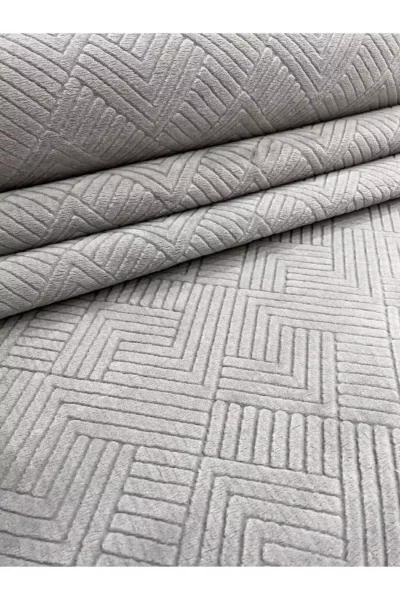 رولیف آدن خاکستری فرش یولوک با زیره غیر滑 برند Merinos - 777932442