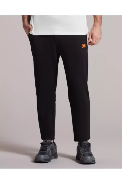 شلوار ورزشی مردانه فلیس M LW با جزئیات و طراحی باریک رنگ مشکی مدل S231016-001 برند Skechers - 637194584