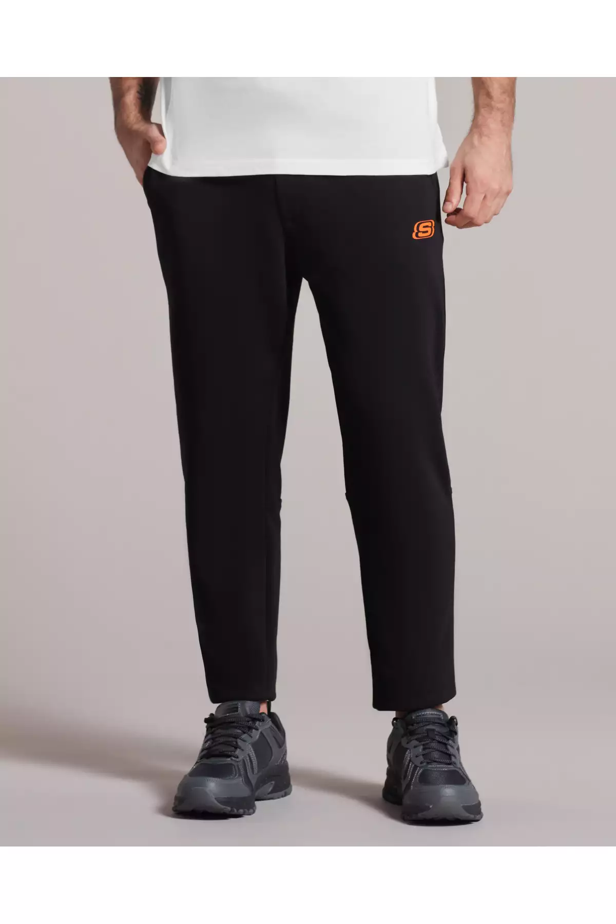 شلوار ورزشی مردانه فلیس M LW با جزئیات و طراحی باریک رنگ مشکی مدل S231016-001 برند Skechers - 637194584