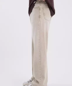 جین بژ اوور سایز مردانه با دقیق نرمی برند Machinist - 816211139