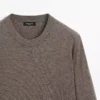 ژاکت با یقه دایرهای بافتنی برند Massimo Dutti - 977920169