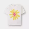 تیشرت کوتاهدست با یقه دوچرخهای و طرح چاپی برای دختر بچه E0723A525SM برند Defacto - 947711447