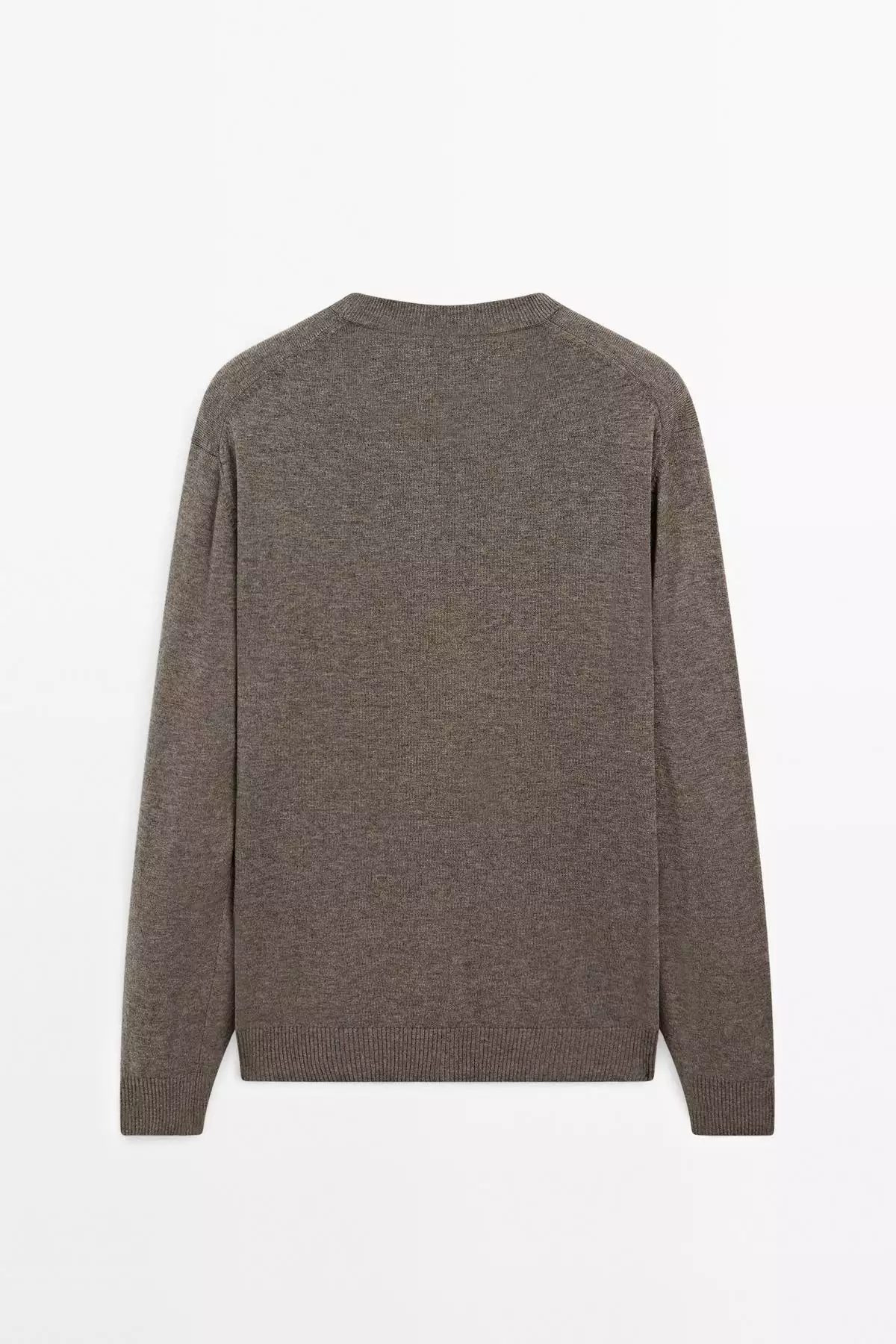 ژاکت با یقه دایرهای بافتنی برند Massimo Dutti - 977920169