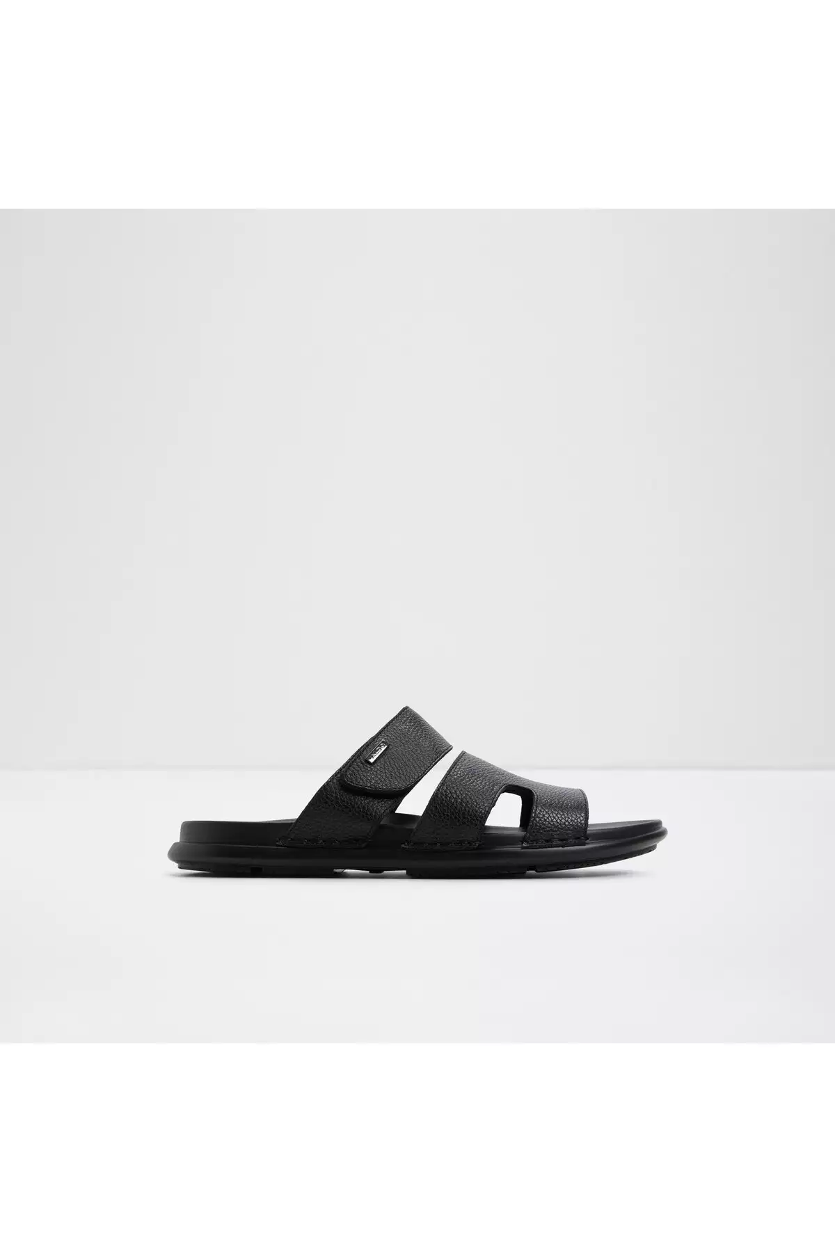 ویندام - دمپایی سیاه ساده از چرم طبیعی مردانه برند Aldo - 922141040