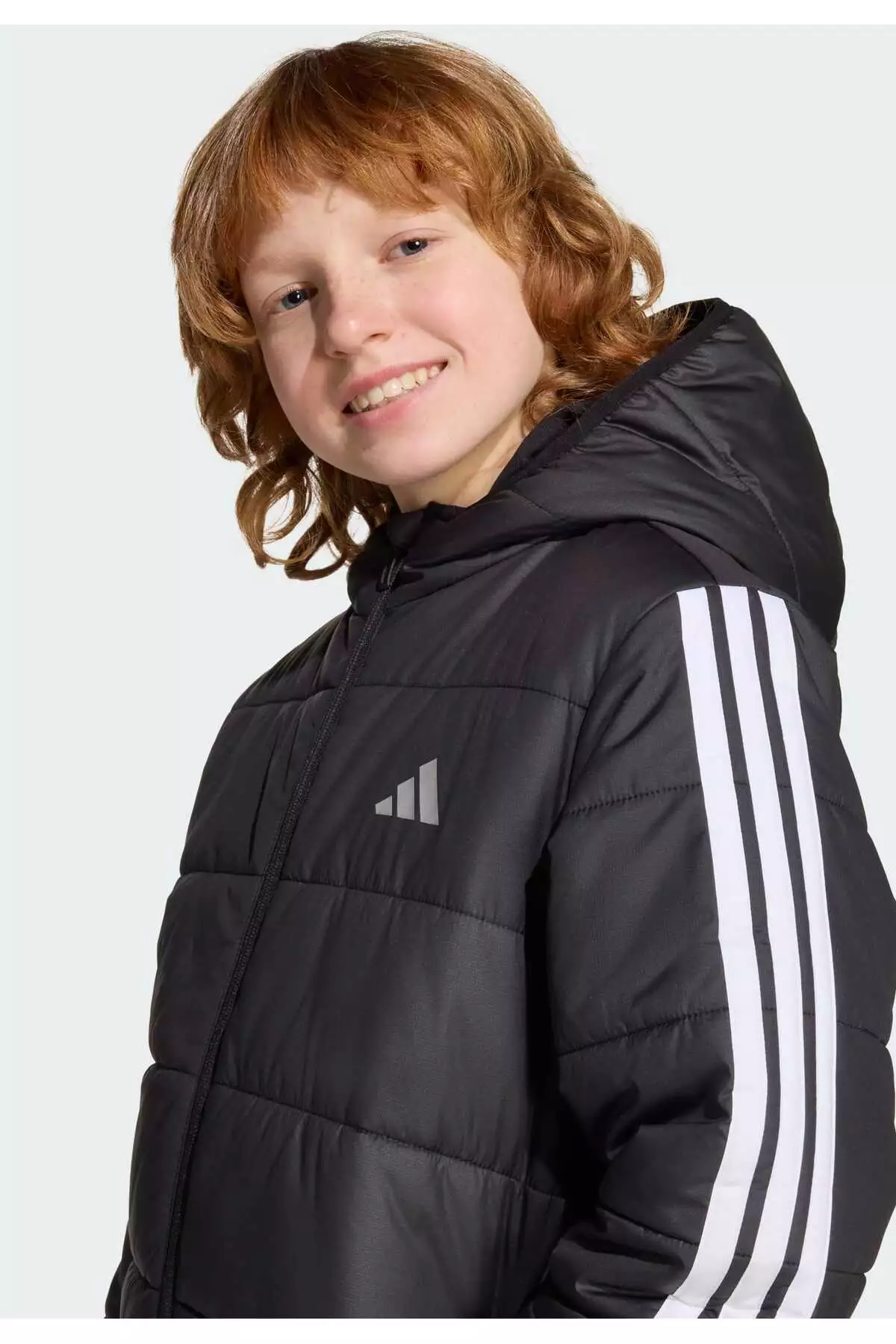 کاپشن کودکانه پُر شده با الیاف سه خط الزامی برند adidas - 994332216