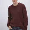 ژاکت استین کوتاه با یقه گلابی از مخلوط پشم برند Massimo Dutti - 995475650
