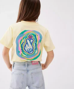 تی‌شرت زرد رنگ با طرح میکی ماوس - فیت معمولی / برش نرمال برند Mavi - 831804066