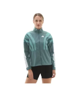 پالتوی بارانی زنانه Adizero A Jkt W مدل HZ3694-K رنگ سبز برند adidas - 971396655