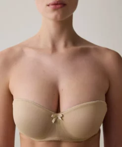 سوتین بدون اسفنج با بالشتک و ساقه های جمع کننده رنگی ده، مدل لوتوس برند Penti - 999171059