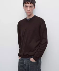 کاپشن با ترکیب پشم برند Massimo Dutti - 987440950