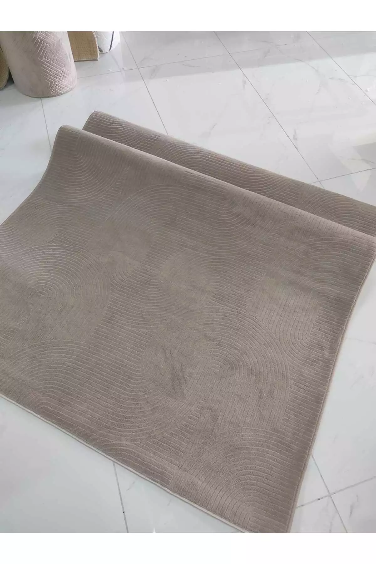 فرش بافته شده جوی رنگ کرم مخصوص اتاق، سالن، corredor و آشپزخانه برند Merinos - 896979895