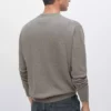 ژاکت یقه دوچرخهای با ترکیب پشم یولون برند Massimo Dutti - 966143016