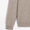 ژاکت با یقه دوچرخهای و طراحی ملانژ برند Massimo Dutti - 987799583