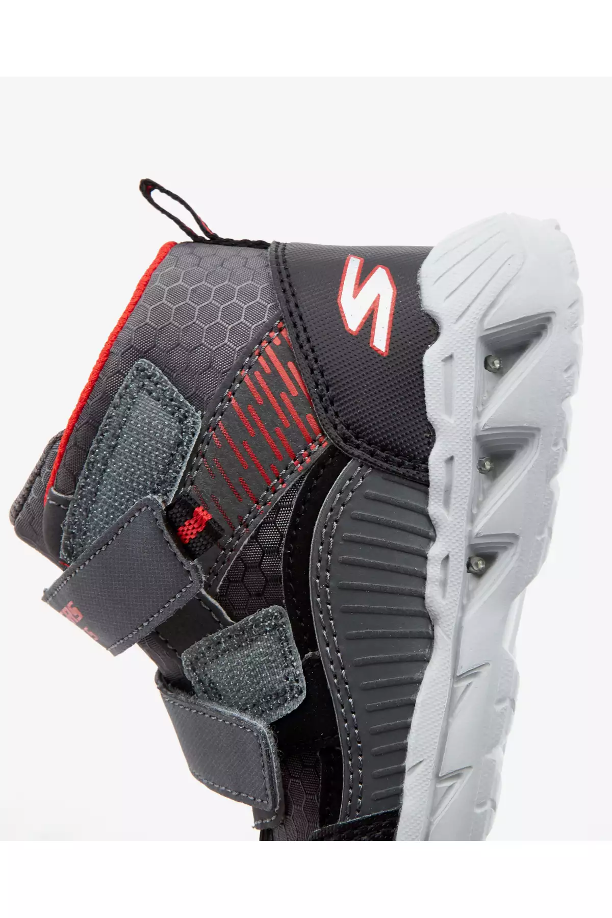 مجنا - چکمه کوچک کودکان پسر خاکستری با نور 401504n Ccbk برند Skechers - 194039791
