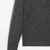 ژاکت بافتنی پشمی مرینو ۱۰۰% برند Massimo Dutti - 943650724