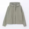 بارانی زنانهOversize با ظاهر چرم و کلاهدار برند LC Waikiki - 979411819